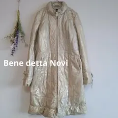 ベネデッタ 中綿ロングコート【F】ダブルジップ キルティング ポケット有り