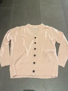 スクールカーディガン　ピンク
