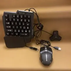 Deluxe ゲーミングキーボード マウス セット 片手用