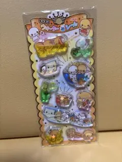 キラキラ　ウォーターシール　なっとうちゃん　シール