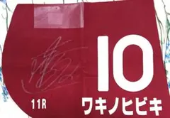 大井競馬場 藤田 凌騎手ゼッケン 第33回 全日本新人王争覇戦第2戦