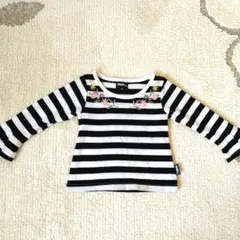 ANAP 長袖Tシャツ ストライプ柄 80のサムネイル