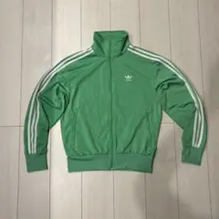 adidas グリーン トラックジャケット