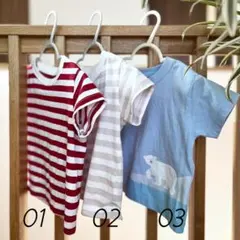 無印良品 半袖Tシャツ サイズ80 ３枚セット