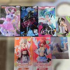 最新プライズフィギュア7個まとめ売り！ - メルカリ