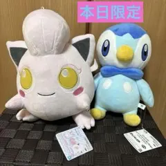 サケブシッポとポッチャマ　 ぬいぐるみ 2個セットのサムネイル