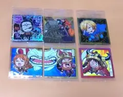ワンピース 大海賊シールウエハース　6枚セット