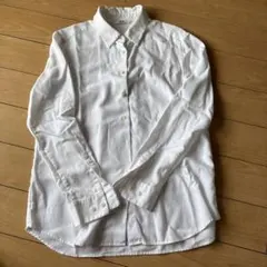 ホワイト 長袖シャツ