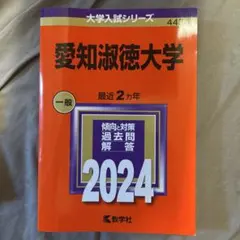愛知淑徳大学 2024年度版 赤本