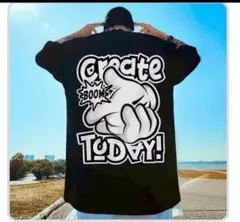 ストリート　Tシャツ 大きいサイズ オーバーサイズ ゆったり　ブラック　黒　新品