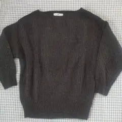 Sunny Label ダークグレー ニットセーター
