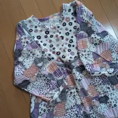 tsumori chisato SLEEP パジャマ 花柄 パッチワーク風のサムネイル