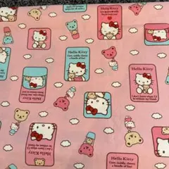 レア　レトロ　ハローキティ プリント生地 綿100% 廃盤