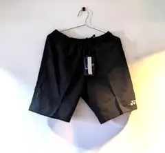 YONEX ユニハーフパンツ Ｍ　黒 新品タグ付き