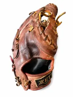 ZETT 松中モデル 日本製 旧ラベル 美品 ファーストミット 軟式グローブ