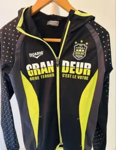 DUARIG フルジップジャケット 黒/黄緑