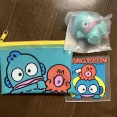 ハンギョドン3点セット すってんころりんフィギュア＋コースター＋フラットポーチ