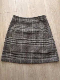 DHOLIC ハイウエストグレンチェックミニスカート