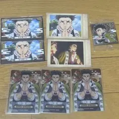 鬼滅の刃 ぱしゃこれ　ステンドグラスカード　シール ステッカー　悲鳴嶼 行冥