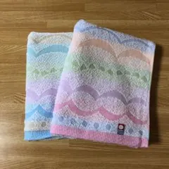 今治タオルブランド　フェイスタオル 2枚セット ポッピング