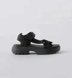 ZARA KIDS テクニカルサンダル ブラック 30(19cm)のサムネイル