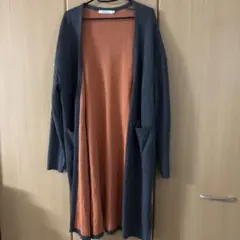 ☆MOUSSY ロングコート グレー オレンジ☆のサムネイル