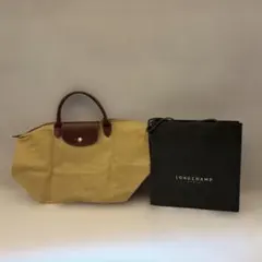 LONGCHAMP イエロー トートバッグ