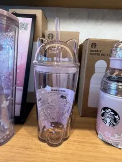 【韓国限定】スターバックス 桜　さくら キャット グラス コールドカップ