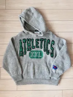 RICE NINE TEN スウェット風ニットパーカ　チャンピオン　ヴィンテージ