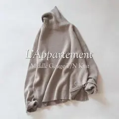 【美品✨】L'Appartement BACK LONG T/N KNIT 秋冬 2025年最新】l'appartement t/nの人気アイテム - メルカリ
