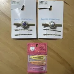 ピン3点セット　サンリオ　キティー　バッドばつ丸