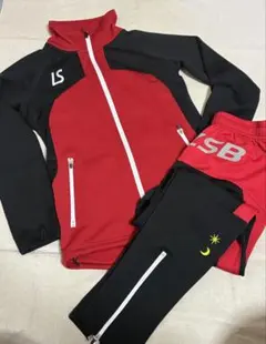 ルースイソンブラ LUZeSOMBRAジャージ 上下　130 赤