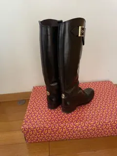 Tory Burch ブーツチョコレートブラウン23.5のサムネイル
