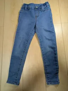 GU 110cm デニム　レギンスパンツ