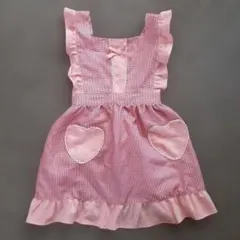 キッズ用エプロン＊ギンガムチェック