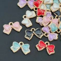 カラフルリボンチャーム18個