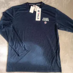 シカゴ・カブス 長袖Tシャツ Lサイズ ダークブルー お買い得　激安