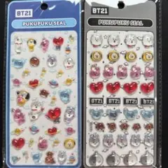 BT21 PUKUPUKU SEAL 2枚セット　BTS好きな方のサムネイル
