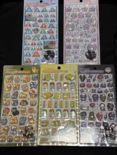 ボンボンドロップシール 和柄 5種セット