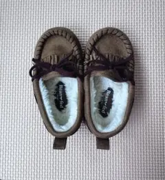 Bean-fed ブラウン モカシン シューズ