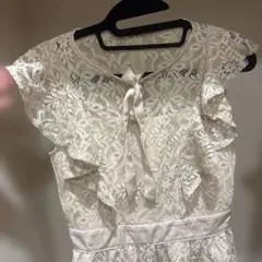 総レース フリルワンピースのサムネイル
