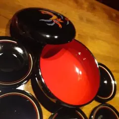 山本寛斎 ZEN 鳳凰 山中漆器 セット 菓子器セット