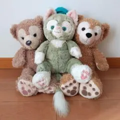 ダッフィー ぬいぐるみ まとめ売り シェリーメイ ジェラトーニ ディズニー