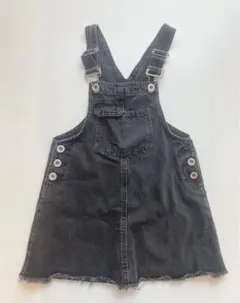 zarakids デニムサロペットスカート