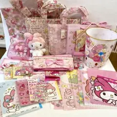 マイメロディ 文房具　ぬいぐるみ　バッグ　セット ピンク　サンリオ