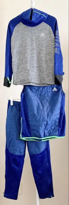 adidas 裏起毛ピステ3点セット 160