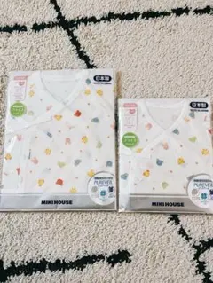 新品未開封　ミキハウス コンビ肌着 2枚セット