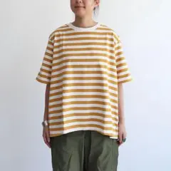 maillot ボーダーフレアー半袖Tシャツのサムネイル