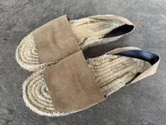 ザラ　ZARA サンダル　スエード　ベージュ　39