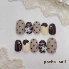 ネイルチップ ❁¨̮ バレンタインネイル